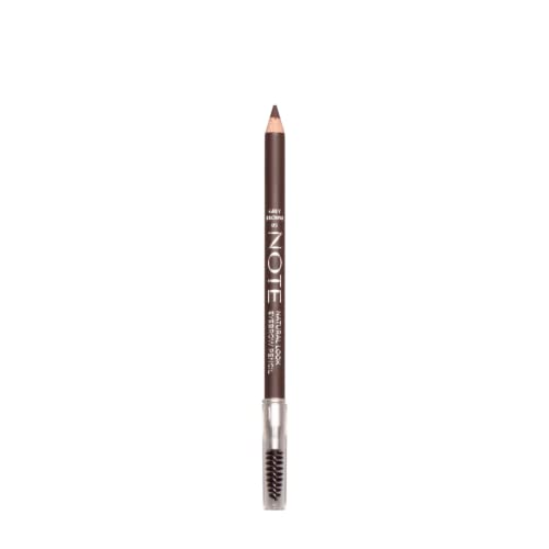 NOTE Natural Look Eyebrow Pencil - Soft Wax Formula, Waterproof Eyebrow Pencils for Women - Matte, Long Lasting Brow Pen - 05-0.037 oz