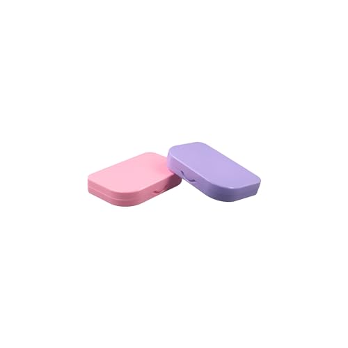 Leadigol False Eyelash Storage Box with Mirror - 2 Pack
