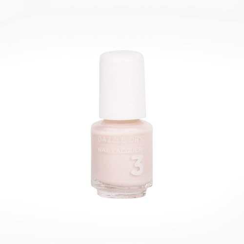 Dazzle Dry Nail Mini Lacquer (Step 3) - Touch of Love - A semi-sheer pale chalky pink. Semi-sheer cream. (0.17 fl oz / 5 Manicures)