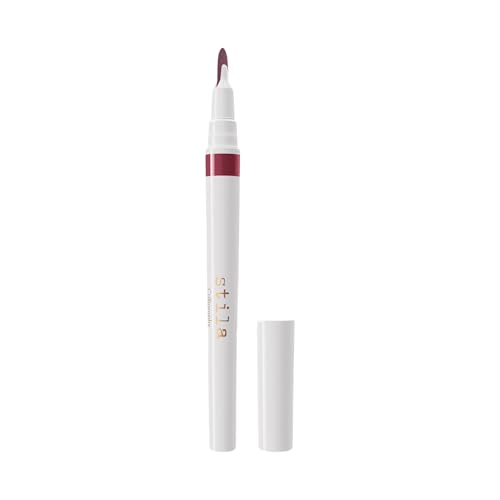 stila Calligraphy Lip Stain Long-Lasting Tint, Moisturizing, Transfer-Proof, Lightweight, Sheer Buildable Color, Fades to a Natural Wash of Colors