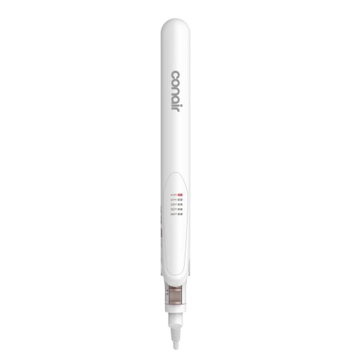 Conair 1-Inch Double Ceramic Flat Iron Hair Straightener with Extra-Long Plates