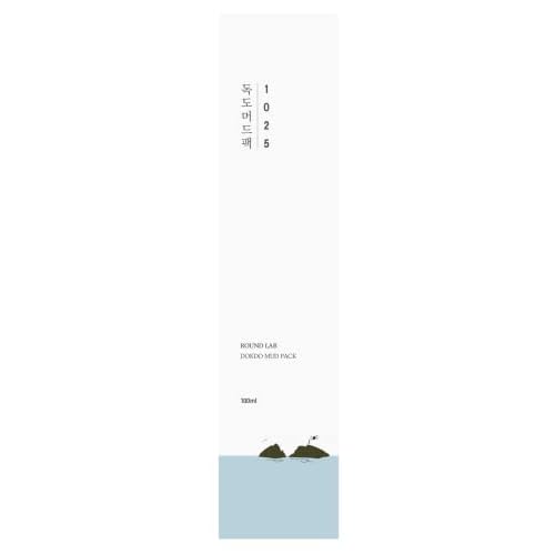 ROUND LAB 1025 Dokdo Mud Pack | Get rid of impurities, Exfoliating & moisturizing, Unscented natural formula, Solution for clogged pores and excess sebum (3.38fl.oz)