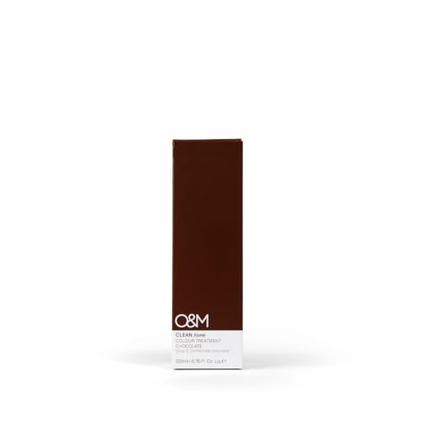 O&M CLEAN.tone Hair Color Treatment Free from Sulfates, Parabens, Silicones, Phthalates, Triclosan, Propylene Glycol & Gluten, Vegan, Cruelty Free, Brown to Dark Blonde Hair, 200ml, Chocolate