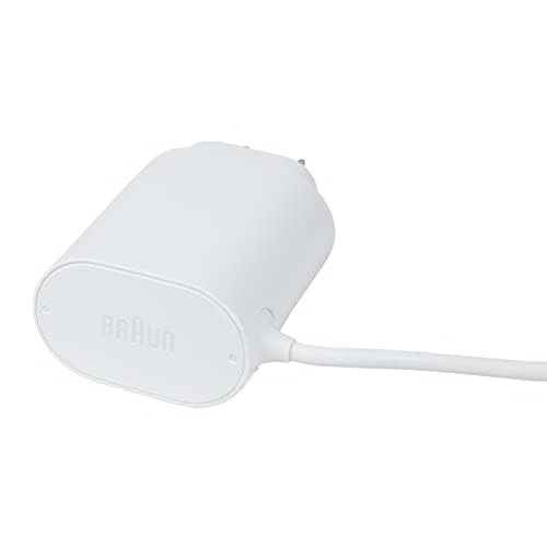 Braun Replacement Charger for Silk-?pil Epilator Type 492-5214 ? Compatible with Braun Silk-?pil 9, 7, 5 Series (9-720, 9-300, 9-890, 9-880, 5-810, 5-620) and FaceSpa Pro (910, 911, 921) - White