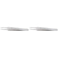 Tweezerman Stainless Steel Ingrown Hair Splintertweeze for Women and Men,(Pack of 2)