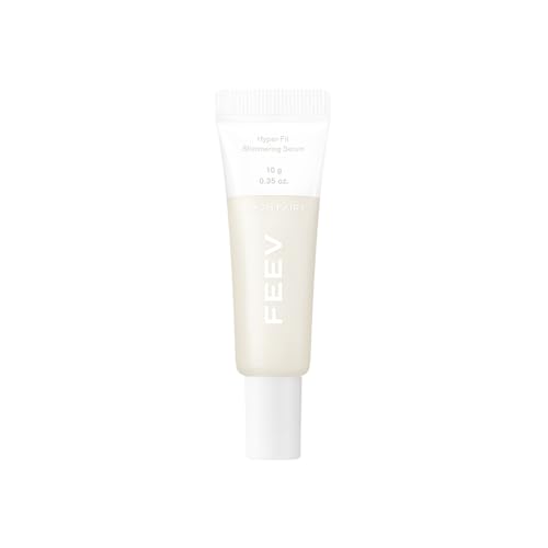 FEEV Hyper-Fit Shimmering Serum (10g) | Natural Shimmer Glow | 60% Of Moisturizing Essense | Liquid Highlighter | Vegan | K-Beauty (Peach Fairy, 0.35 Ounce)