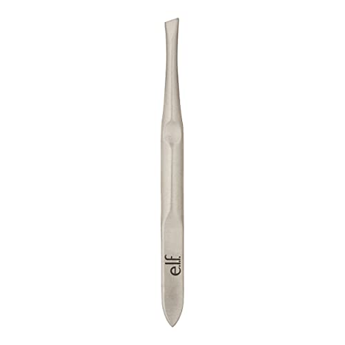 Professional Stainless Steel Slant Tweezer 1 Count – Ergonomic, Precise Hair Removal