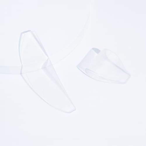 PERMANIA Flat Shields, Thin Korean Lash Lift Pad for NO.1 Perm Soften Eyelashes for Salon Usage Flatter Rods (Clear)