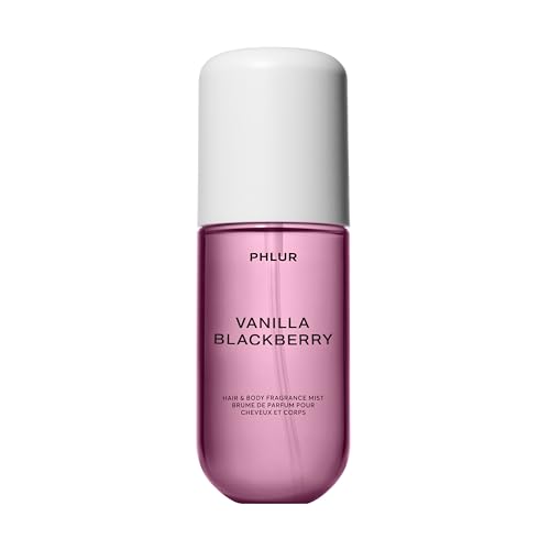 PHLUR Vanilla Blackberry Body & Hair Mist - Juicy Fruity Scent, 3 Fl Oz