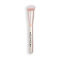Revolution, Create Angled Foundation Brush (R8), Applicator for Blending & Sculpting Liquid or Cream Makeup on Face & Neck, Vegan & Cruelty-Free
