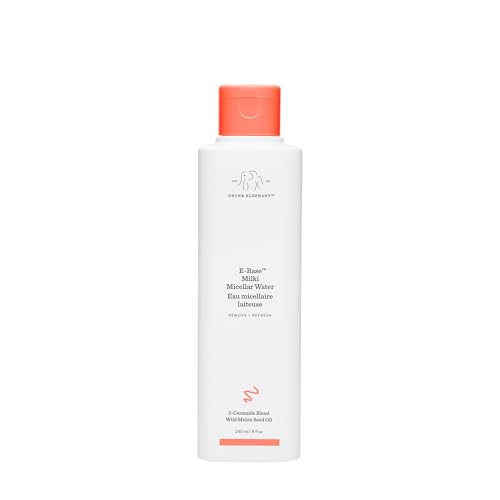 Drunk Elephant E-Rase Milki Micellar Water - 240 ml/8 fl oz - Mild No-Rinse Formula - Clean Clinical Skincare - Cruelty-Free - Dermatologist-Tested - Free of Essential Oils, Silicones, and Fragrance