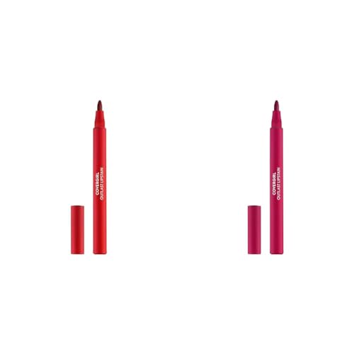 MAYBELLINE Super Stay 24 Liquid Lipstick 2-Step Makeup Bundle with Timeless Rose Pink and Wear On Wildberry Mauve Pink, 1 Count Each