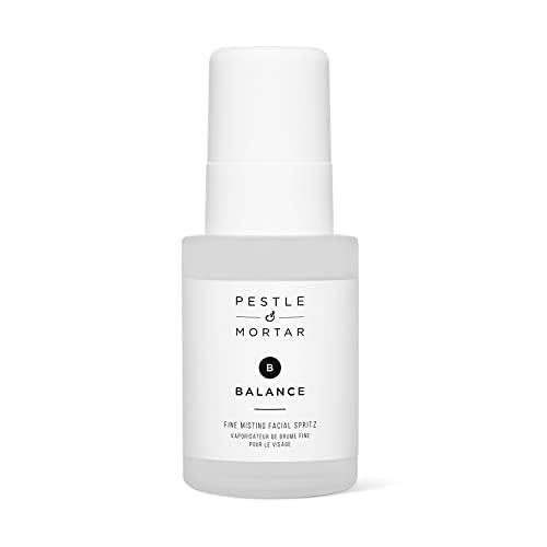 Pestle & Mortar Balance Ultra-Fine Face Mist- Hydrating Facial Spray Moisturizer with Deep Sea Magnesium, Gentian Root Extract, Hydrating and refreshing face toner, 1.01 Fl Oz