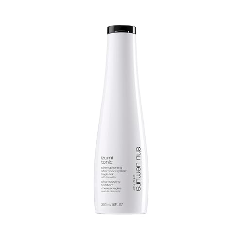 shu uemura art of hair Izumi Tonic Strengthening & Thickening Rice Water Shampoo - Hydrates and Repairs Damaged Hair, Smooths and Adds Shine, With Japanese Rice Water