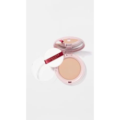 Wander Beauty Women's Wanderlust Powder Foundation, Light Medium - Warm Undertones, 0.3 Ounce