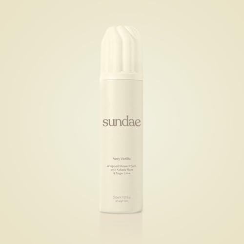 sundae Whipped Shower Foam Very Vanilla Foaming Body Wash 8.9 fl oz, 265ml