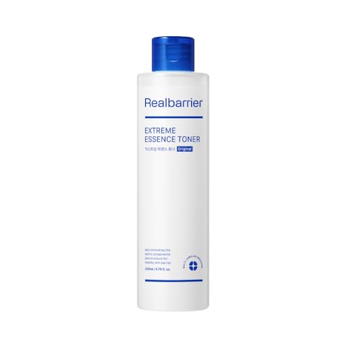 Real Barrier | Extreme Essence Toner | Hyaluronic Acid Panthenol Ceramide Face Moisturizer for Sensitive Dry Skin | Soothing & Hydrating Moisturizing Toner Face | Korean Skin Care | 6.76 fl oz (200ml)