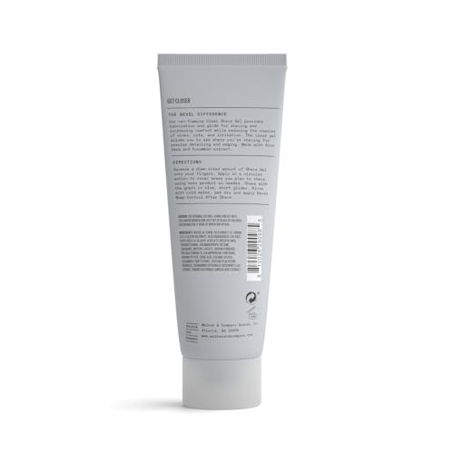 Bevel Clear Shave Gel for Men - Precise, Soothing, Natural Ingredients