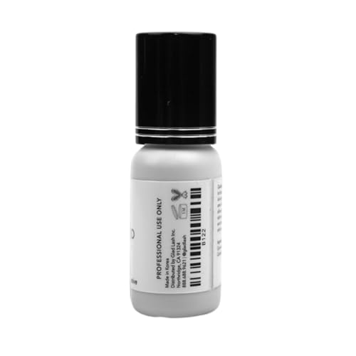 GladGirl Mega Pro Hold Lash Extension Glue for Single Strand Lashes, 5 ml, Volumizing, Low Fumes, Up to 3 Weeks Retention, Fast Drying Time