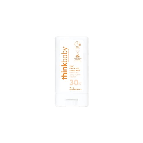 thinkbaby Sunscreen Stick, White/Orange, 0.64 Ounce (2 pack)