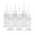 6-Pack 50ml Squeeze Applicator Bottles with Fine Tips