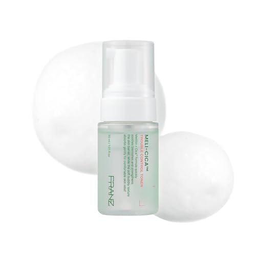 FRANZ Soothing Bubble Toner | Korean Skincare Acne Toner with CICA & Melittin | Calming & Redness Relief Formula | pH 6.0~6.5 Balancing & Oil Control for Sensitive, Acne-Prone Skin