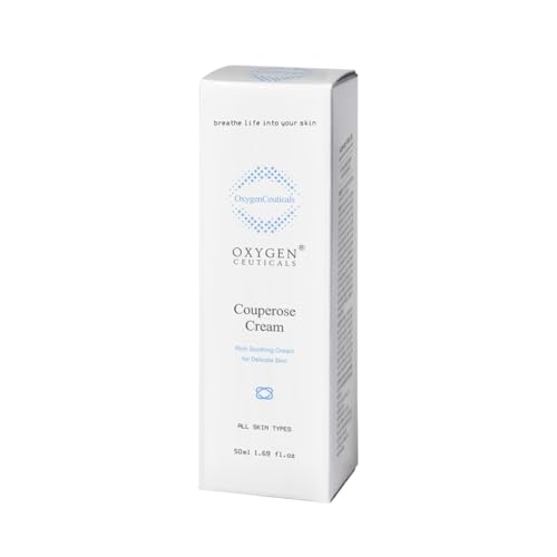 OxygenCeuticals Couperose Cream ? Soothing Moisturizer with Tomato Extract, Turnip Extract & Ceramide NP, Helps Calm Redness and Support Skin Barrier for Sensitive Skin. 1.69 fl.oz (50ml)