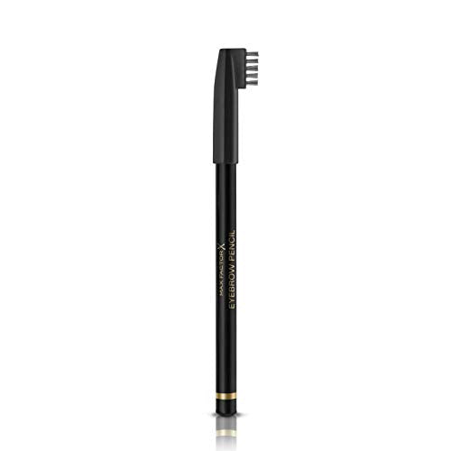 Max Factor Eyebrow Pencil #1 Ebony - 2-in-1 Brush