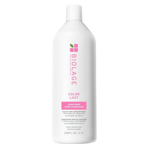 Biolage Color Last Conditioner | Color Safe Conditioner | Helps Maintain Depth & Shine | For Color-Treated Hair | Paraben & Silicone-Free | Vegan?| Cruelty Free | 33.8 Fl. Oz