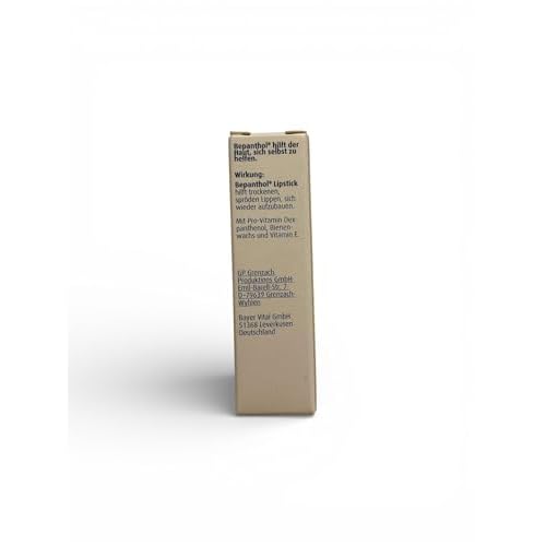Bepanthol Lipstick With Dexpanthenol,SPF 30 and Vitamin E .Moisturizing Care Stick for Dry, Cracked and Brittle lips, 4.5 g /0.15 Oz