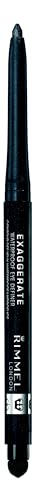 Rimmel London Exaggerate Waterproof Eye Definer Eyeliner, Highly Pigmented, Long-Wearing, Built-In Smudger, 264, Earl Grey, 0.01oz