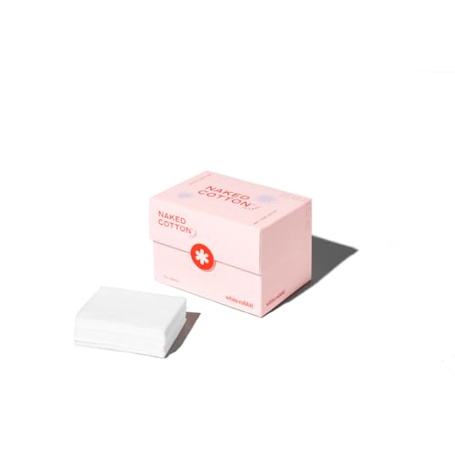 White Rabbit – Naked Cotton Classic Premium 100% Pads for Toner Use,