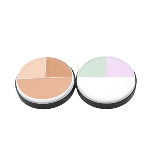 3-Shade Concealer Contour Cream Kit - Full Coverage Sculpting