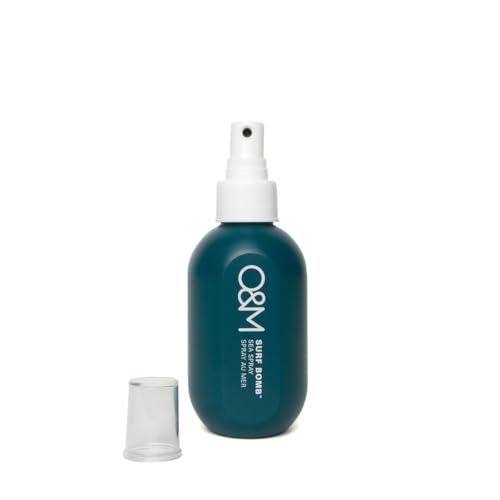 O&M Surf Bomb Sea Salt Texture Spray 1.7 Fl Oz Beach Wave Styling Mist