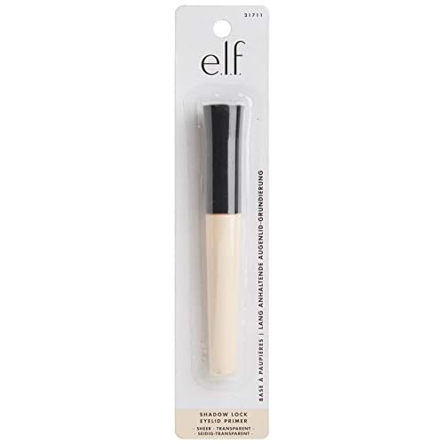 e.l.f. Shadow Lock Eyelid Primer, Prevents Creasing & Increases Staying Power, Sheer Eye Primer, 0.11 Fl Oz (3.1mL)