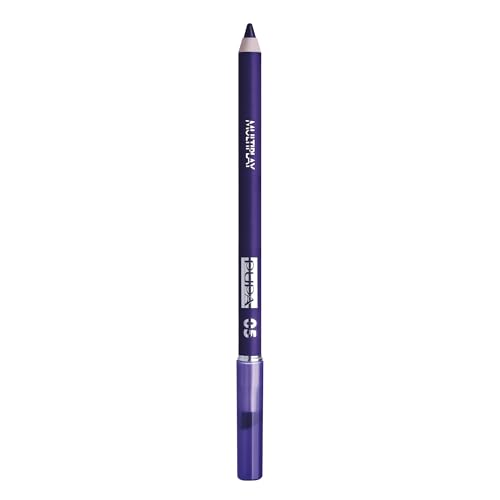 Pupa Milano Multiplay Eye Pencil - Perfectly Lines Your Eyes - Brilliant Color Payoff - Intensifies Your Look - Soft and Smooth Texture - Suitable for Sensitive Eyes - 05 Full Violet - 0.04 oz