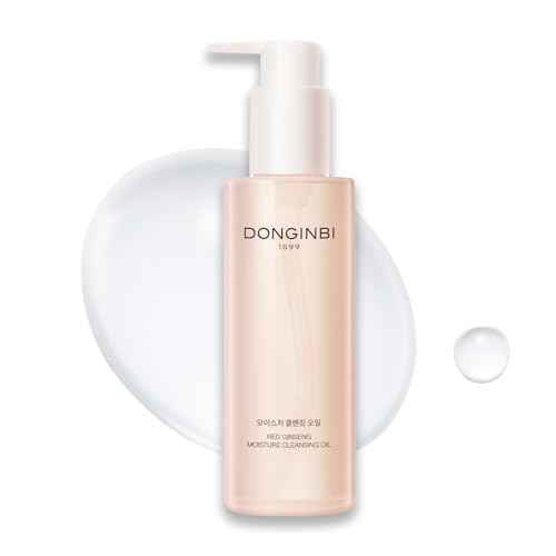 Donginbi Red Ginseng Moisture Cleansing Oil - New Years Gifts for Women, Mild, Non-Greasy, Hypoallergenic Korean Skin Care, Remove Thick Makeup, Face Cleanser with Natural Ingredients 6.7 floz / 200ml