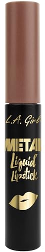 L.A. Girl Metal Liquid Lipstick in Champagne - Long-Wear