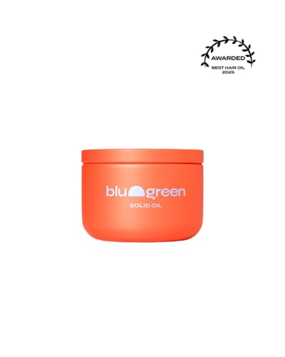 BLU & GREEN Solid Hair Oil - Tames Frizz, Adds Shine - 1oz