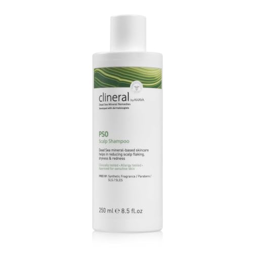 AHAVA Clineral Pso Scalp Cream Mask - Rich, creamy scalp mask to reduce irritations & dryness, hydrates & nourishes the hair & scalp, with Osmoter, Dead Sea Mud, Hippophae & Grapefruit Oil, 6.8 Fl.Oz