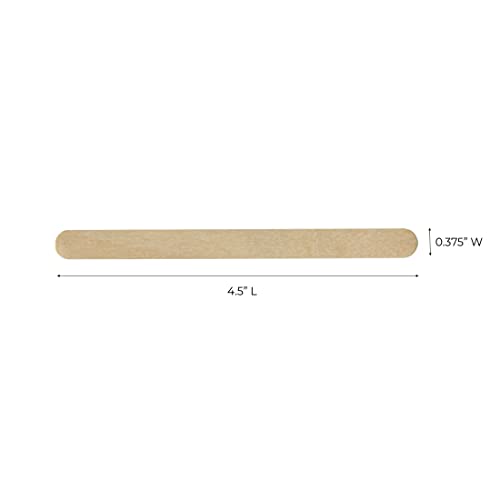ForPro Premium Wood Applicators, Non-Sterile, Hair Removal Waxing Applicators, Medium, 4.5¡± L x .375¡± W, 500-Count (Pack of 4)