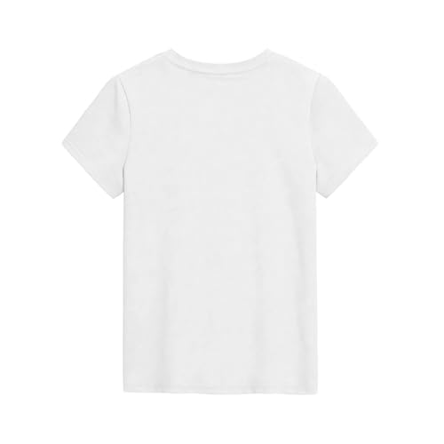 Girls Summer Graphic T-Shirt White 13 Years Katseye Merch Tops