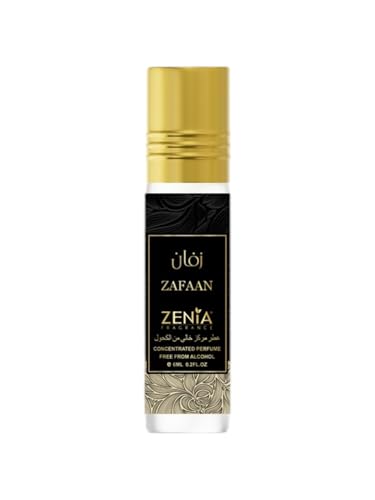 Zenia Zafaan Perfume Oil Roll-On 0.2oz - Fruity Floral Long-Lasting Fragrance