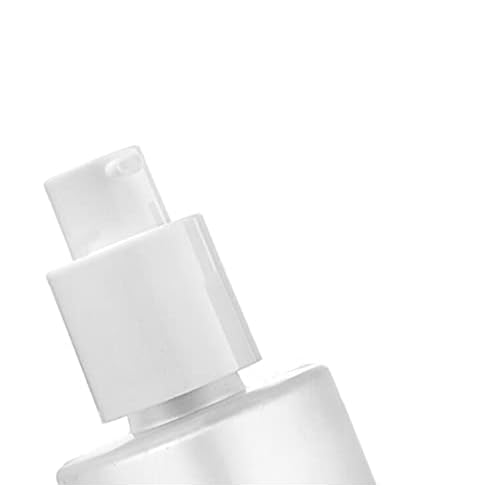 2Pcs 120ml 4oz Empty Refillable Frosted Glass Cosmetic Cream Lotion Bottle Pump Bottles Container Vial Jar Pot With Plastic Lid For Emulsion Essence Liquid (Pack of 2)