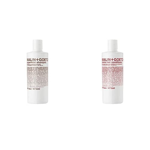 Malin + Goetz Bundle of Peppermint Shampoo 16oz. And Cilantro Conditioner 16oz