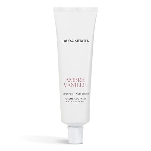 Laura Mercier Souffl? Hand Cream, 24HR Hydration, Nourishes and Repairs, Instantly Moisturizes and Improves Skin Texture, Infused with Shea, Mango, and Cocoa Butters, Holiday Gift