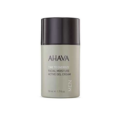 AHAVA Men's Facial Moisture Active Gel Cream, 1.7 Fl. Oz.