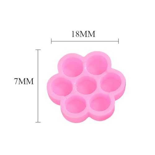 300 Pcs Plastic Flower Glue Cups for Eyelash Extensions