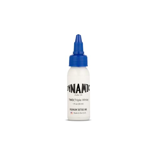 Dynamic Color Triple White Tattoo Ink 1 oz USA Made