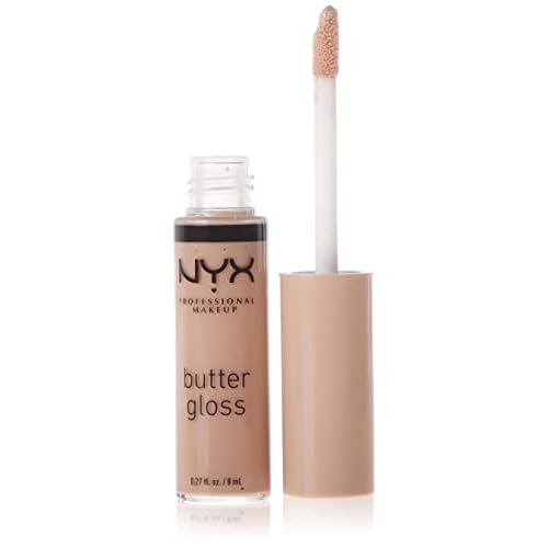 NYX PROFESSIONAL MAKEUP Butter Gloss Non-Sticky Lip Gloss Fortune Cookie & Mechanical Cocoa Lip Liner Pencil